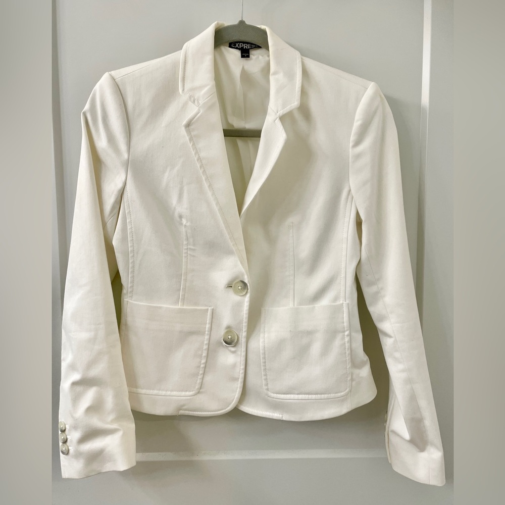 Express Women's Off-white Blazer